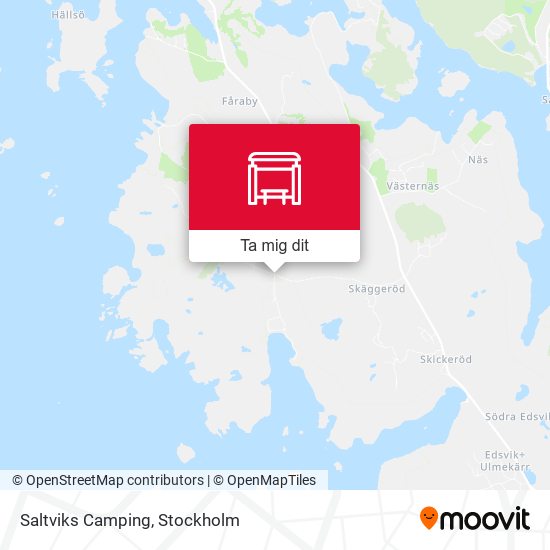 Saltviks Camping karta