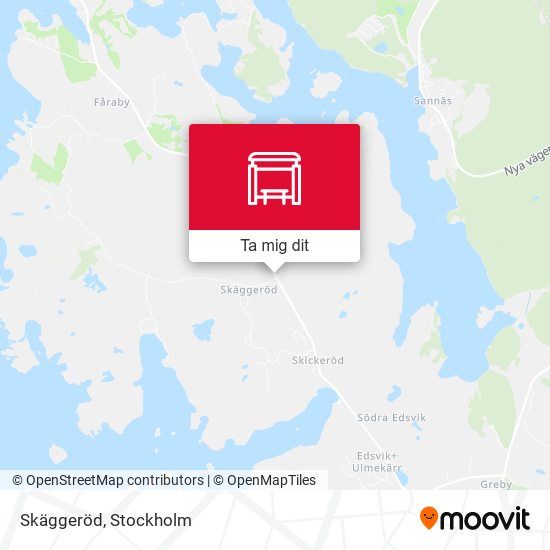 Skäggeröd karta
