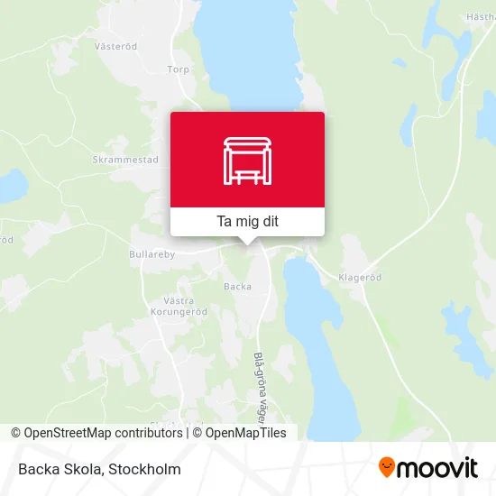 Backa Skola karta