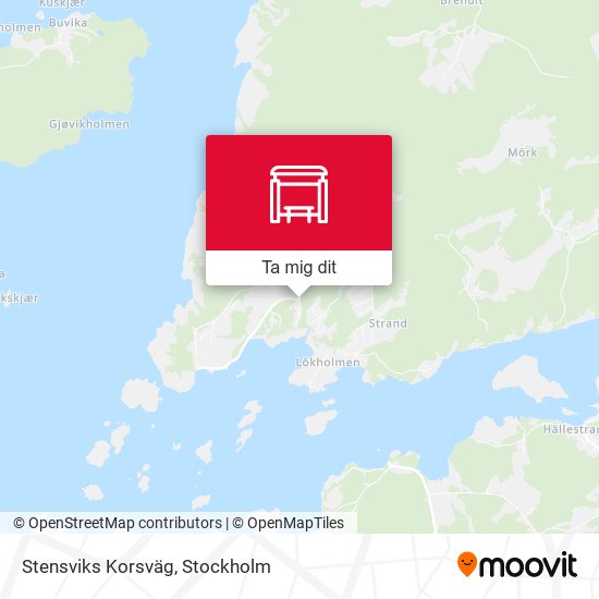Stensviks Korsväg karta