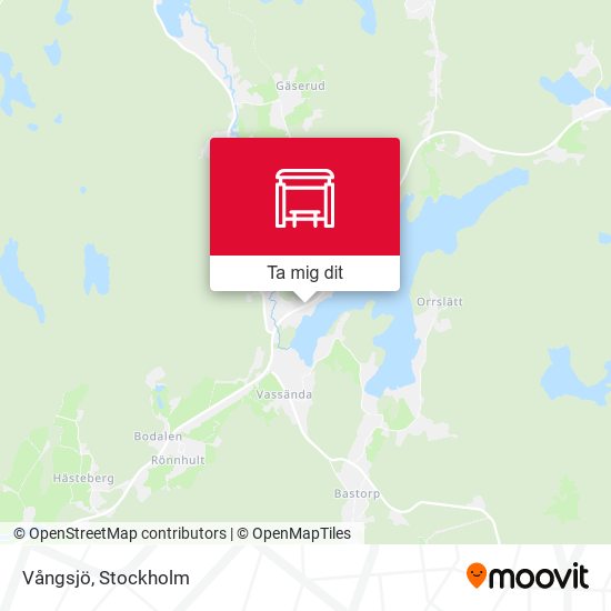 Vångsjö karta