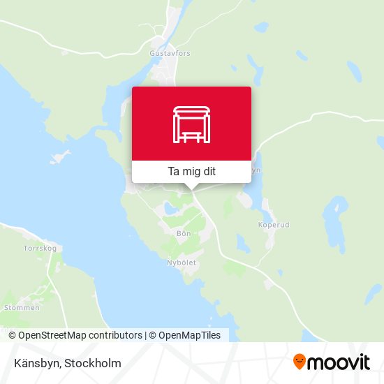 Känsbyn karta