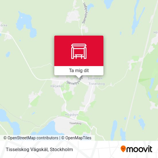 Tisselskog Vägskäl karta
