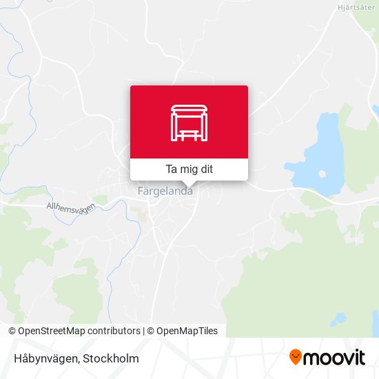 Håbynvägen karta
