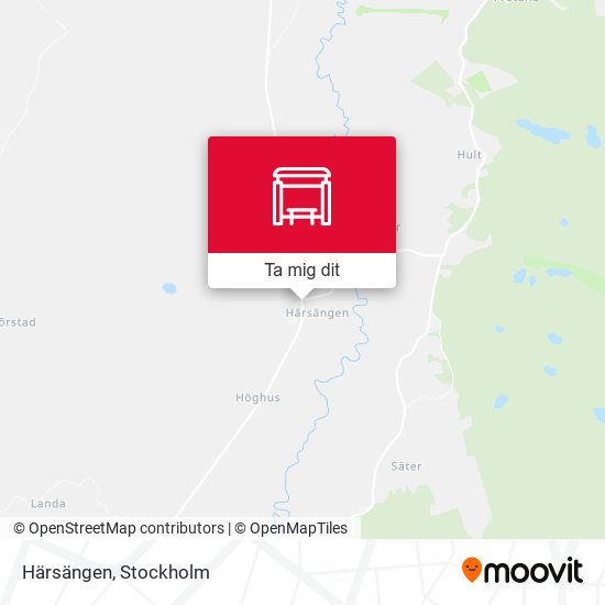 Härsängen karta