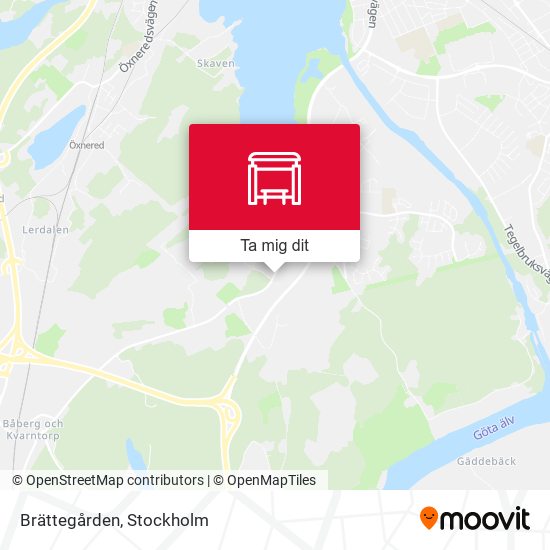 Brättegården karta