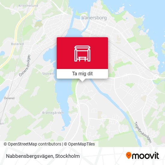 Nabbensbergsvägen karta