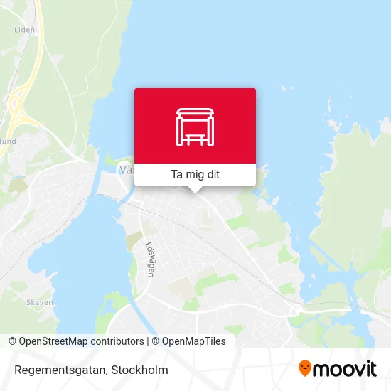 Regementsgatan karta