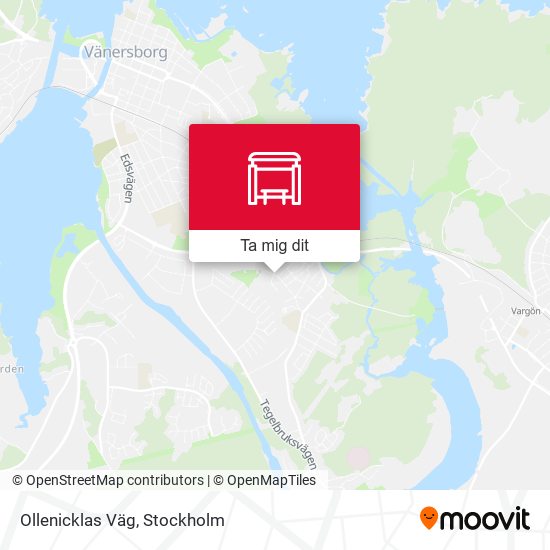 Ollenicklas Väg karta