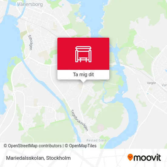 Mariedalsskolan karta