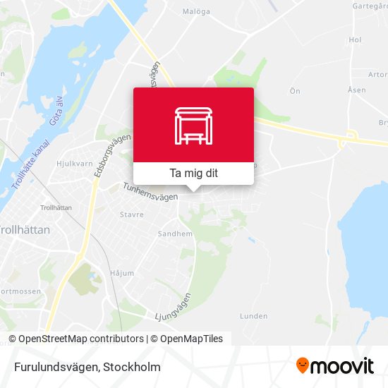 Furulundsvägen karta