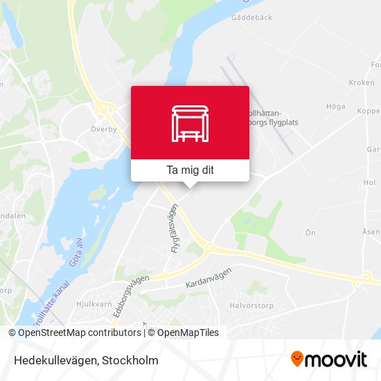Hedekullevägen karta