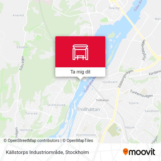 Källstorps Industriområde karta