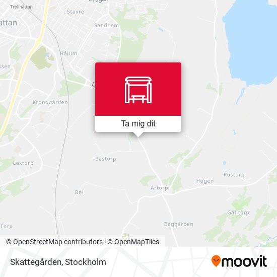 Skattegården karta