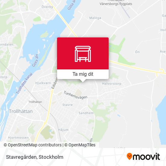 Stavregården karta