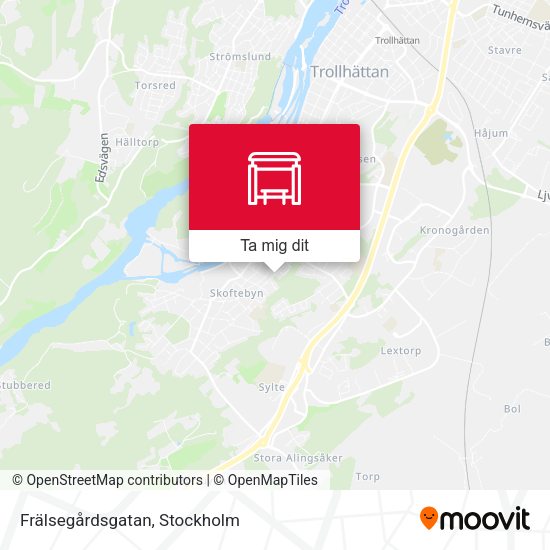 Frälsegårdsgatan karta
