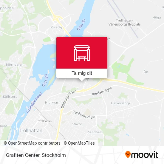 Grafiten Center karta