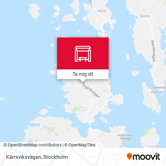 Kärrsviksvägen karta
