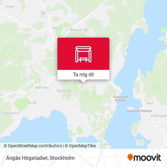 Ängås Högstadiet karta