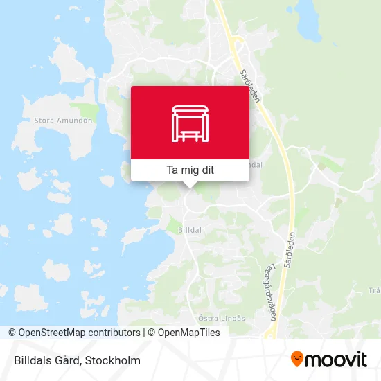 Billdals Gård karta