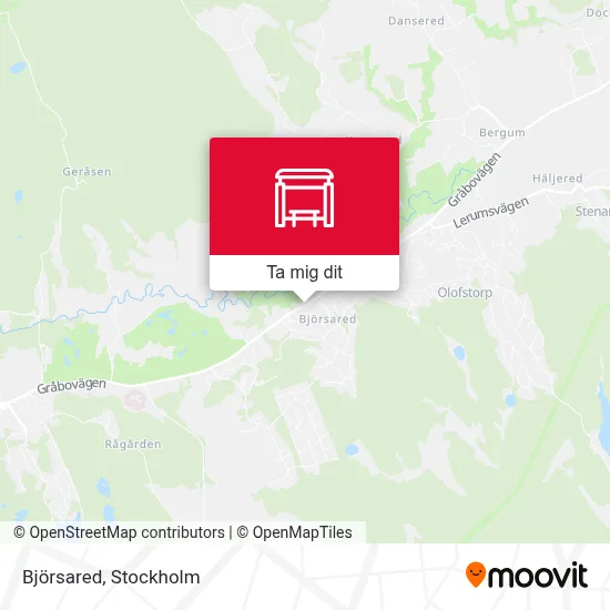 Björsared karta