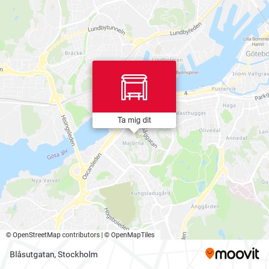 Blåsutgatan karta