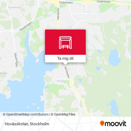 Hovåsskolan karta