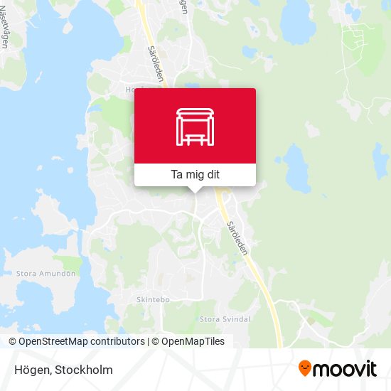 Högen karta