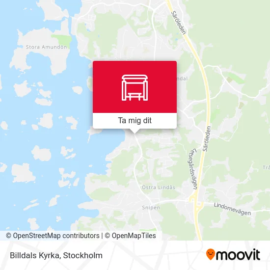 Billdals Kyrka karta
