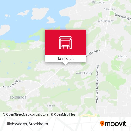 Lillebyvägen karta