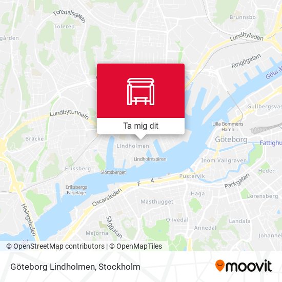 Göteborg Lindholmen karta