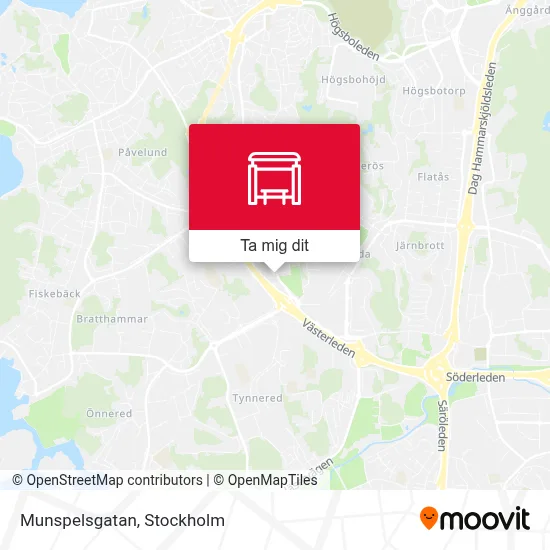 Munspelsgatan karta