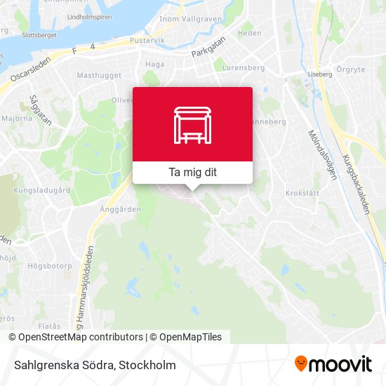 Sahlgrenska Södra karta