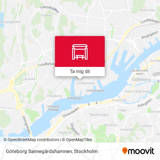 Göteborg Sannegårdshamnen karta