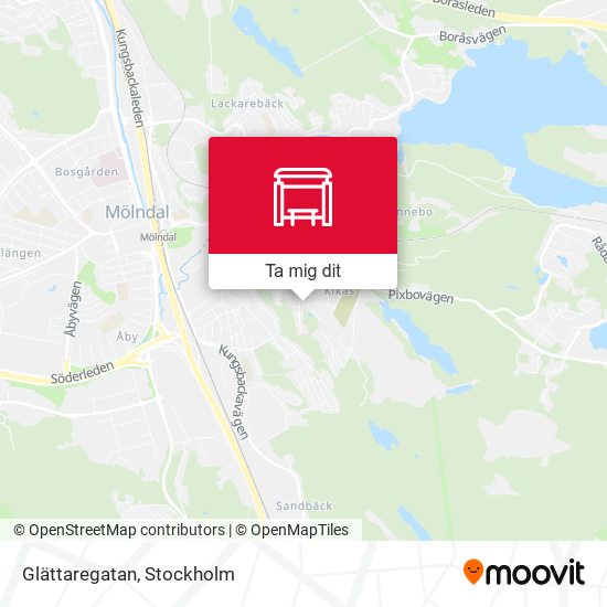 Glättaregatan karta