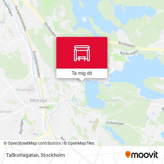 Tallkottegatan karta