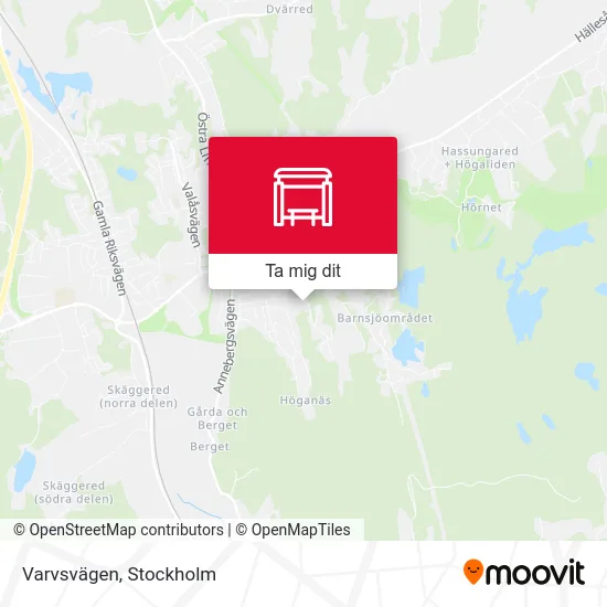Varvsvägen karta