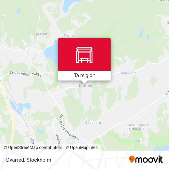 Dvärred karta