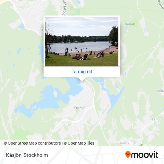 Kåsjön karta