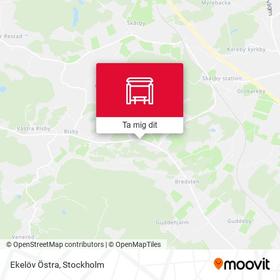Ekelöv Östra karta
