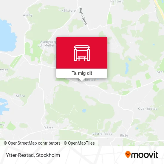 Ytter-Restad karta