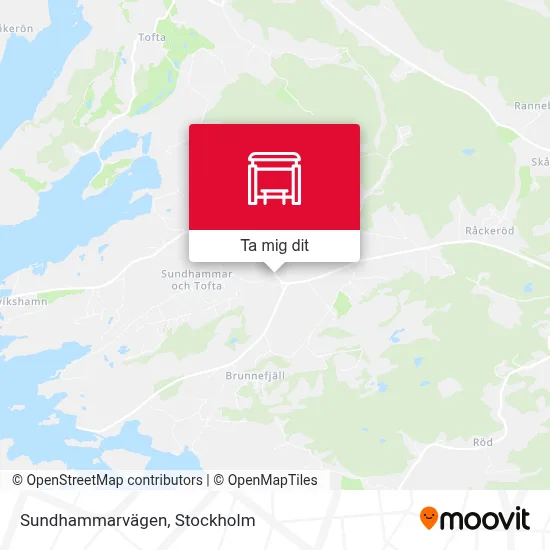 Sundhammarvägen karta