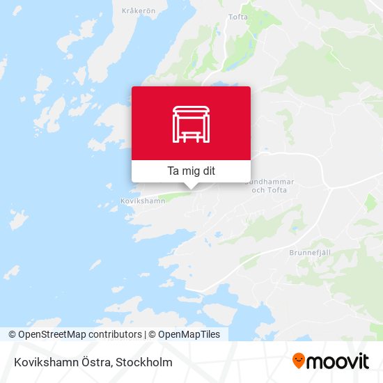 Kovikshamn Östra karta