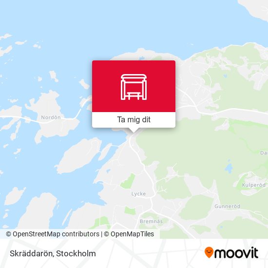 Skräddarön karta