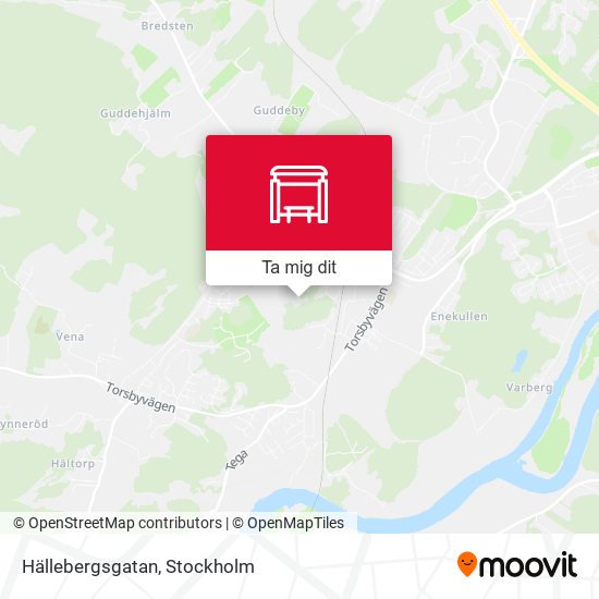 Hällebergsgatan karta