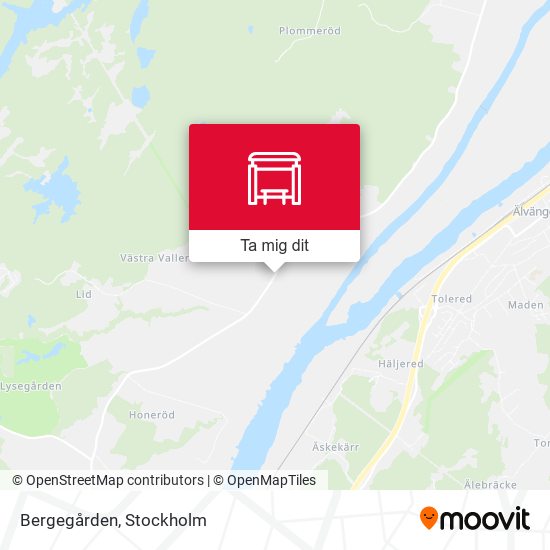 Bergegården karta
