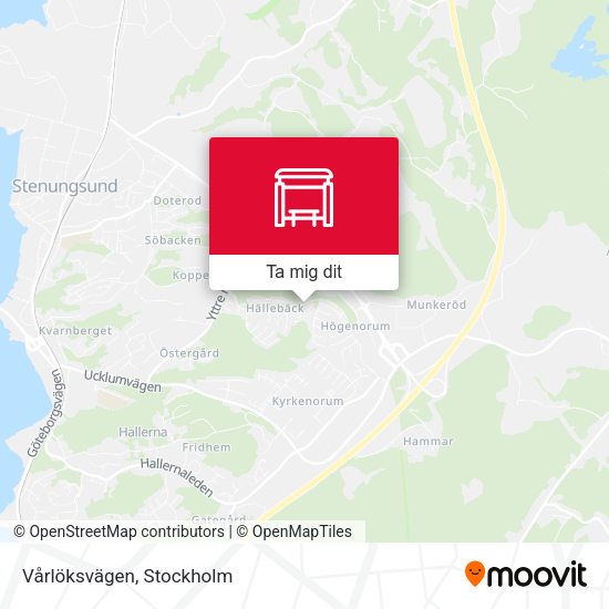 Vårlöksvägen karta