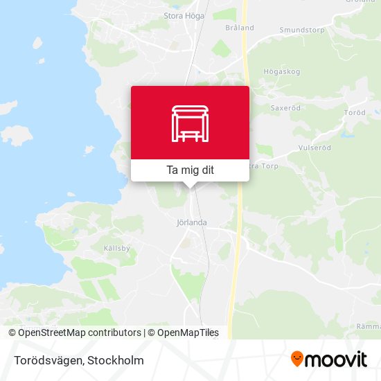 Torödsvägen karta