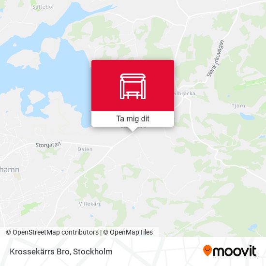 Krossekärrs Bro karta