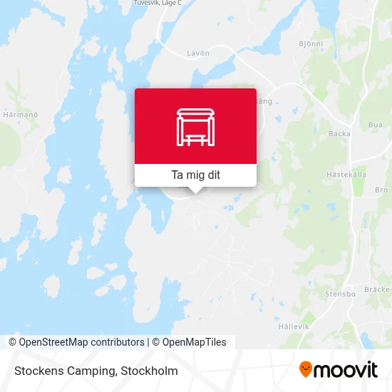 Stockens Camping karta